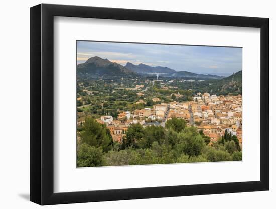 Spain, Balearic Islands, Mallorca, Pollenca. Town landscape.-Emily Wilson-Framed Photographic Print