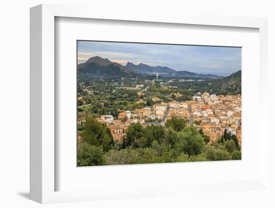 Spain, Balearic Islands, Mallorca, Pollenca. Town landscape.-Emily Wilson-Framed Photographic Print