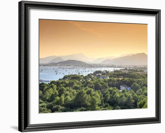 Spain, Balearic Islands, Mallorca, Puerto Pollenca Bay-Michele Falzone-Framed Photographic Print