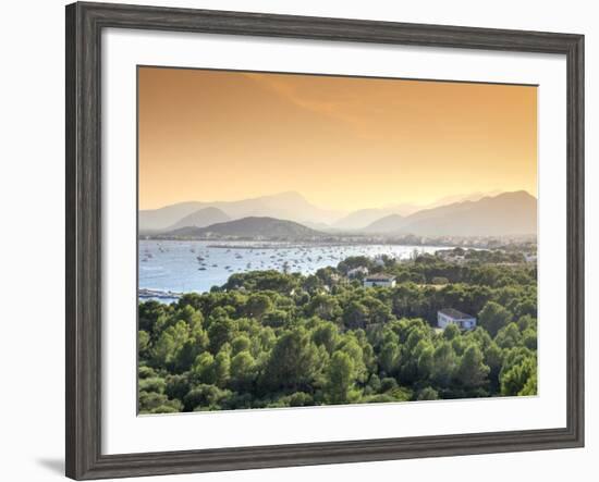 Spain, Balearic Islands, Mallorca, Puerto Pollenca Bay-Michele Falzone-Framed Photographic Print