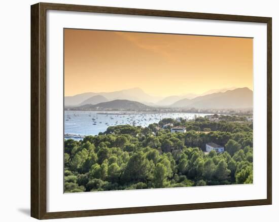 Spain, Balearic Islands, Mallorca, Puerto Pollenca Bay-Michele Falzone-Framed Photographic Print