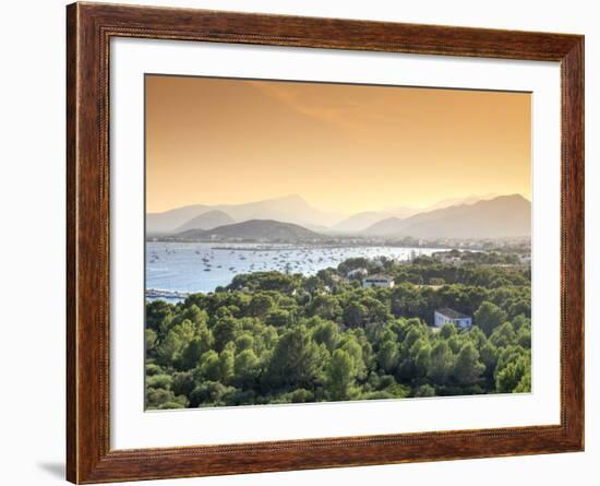 Spain, Balearic Islands, Mallorca, Puerto Pollenca Bay-Michele Falzone-Framed Photographic Print