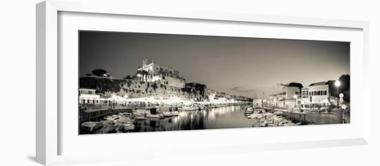 Spain, Balearic Islands, Menorca, Ciutadella, Historic Old Harbour and Old City Centre-Michele Falzone-Framed Photographic Print