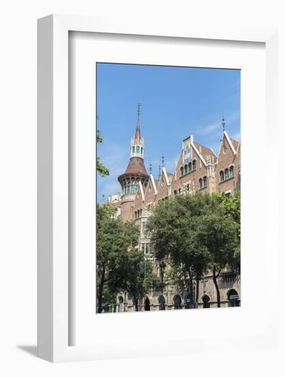 Spain, Barcelona, Casa de les Punxes, Casa Terrades-Jim Engelbrecht-Framed Photographic Print