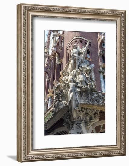 Spain, Barcelona, Music Palace-Jim Engelbrecht-Framed Photographic Print