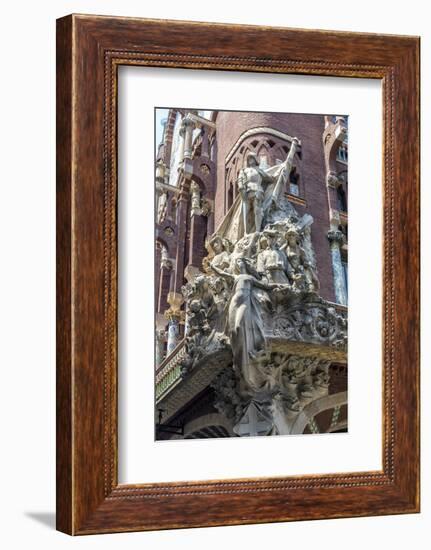 Spain, Barcelona, Music Palace-Jim Engelbrecht-Framed Photographic Print