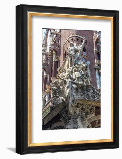 Spain, Barcelona, Music Palace-Jim Engelbrecht-Framed Photographic Print