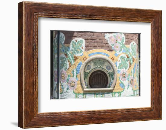 Spain, Barcelona, Music Palace-Jim Engelbrecht-Framed Photographic Print