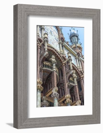 Spain, Barcelona, Music Palace-Jim Engelbrecht-Framed Photographic Print