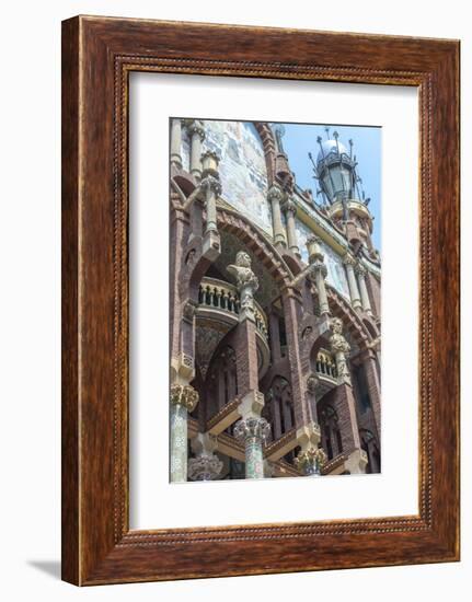 Spain, Barcelona, Music Palace-Jim Engelbrecht-Framed Photographic Print