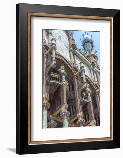 Spain, Barcelona, Music Palace-Jim Engelbrecht-Framed Photographic Print