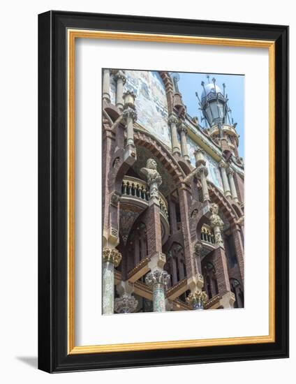 Spain, Barcelona, Music Palace-Jim Engelbrecht-Framed Photographic Print