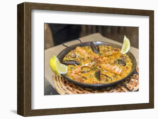 Spain, Barcelona, Paella-Jim Engelbrecht-Framed Photographic Print