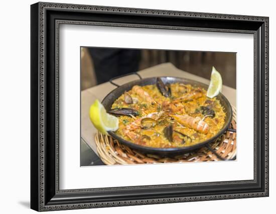 Spain, Barcelona, Paella-Jim Engelbrecht-Framed Photographic Print