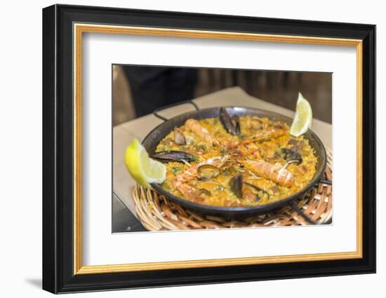 Spain, Barcelona, Paella-Jim Engelbrecht-Framed Photographic Print