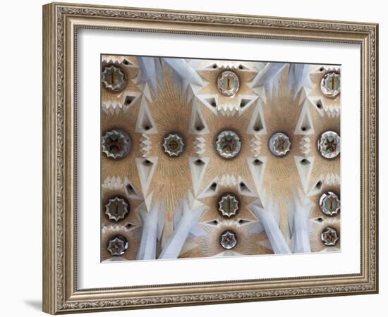 Spain, Barcelona, Sagrada Familia, Interior-Steve Vidler-Framed Photographic Print