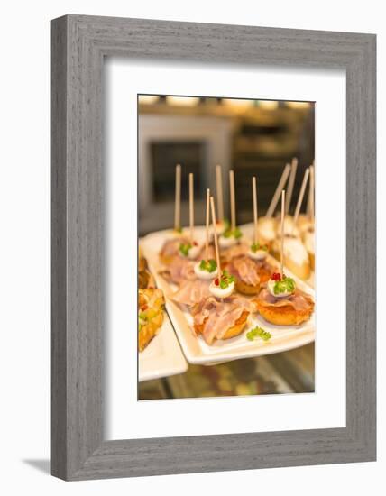 Spain, Barcelona, Tapas-Jim Engelbrecht-Framed Photographic Print