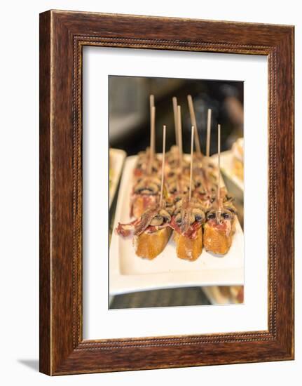 Spain, Barcelona, Tapas-Jim Engelbrecht-Framed Photographic Print