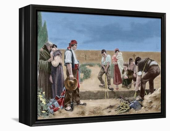 Spain, Burial-null-Framed Premier Image Canvas