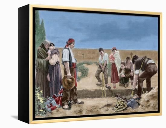 Spain, Burial-null-Framed Premier Image Canvas