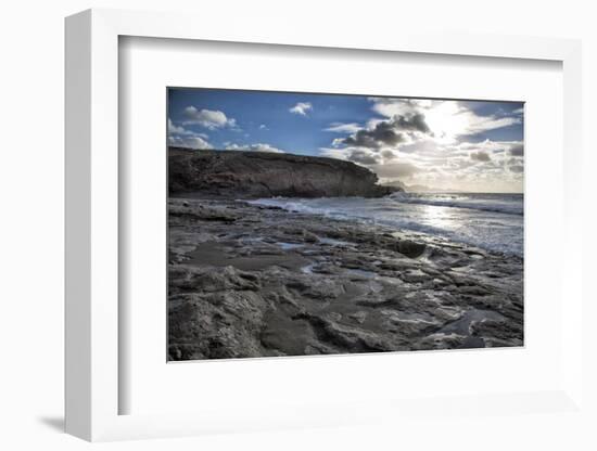 Spain, Canary Islands, Fuerteventura, Beach, Sea-Andrea Haase-Framed Photographic Print