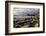 Spain, Canary Islands, Fuerteventura, Beach, Stone Tower, Sea-Andrea Haase-Framed Photographic Print