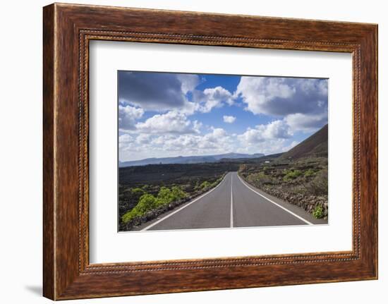 Spain, Canary Islands, Lanzarote, El Capitan, Lz-201 Road-Walter Bibikow-Framed Photographic Print