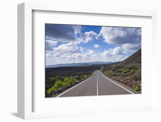 Spain, Canary Islands, Lanzarote, El Capitan, Lz-201 Road-Walter Bibikow-Framed Photographic Print