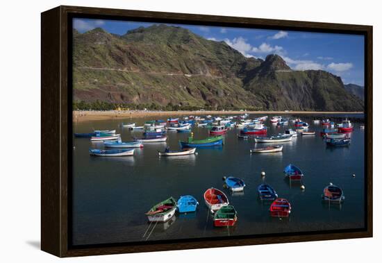 Spain, Canary Islands, Tenerife, San Andres, Harbor-Walter Bibikow-Framed Premier Image Canvas