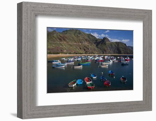 Spain, Canary Islands, Tenerife, San Andres, Harbor-Walter Bibikow-Framed Photographic Print