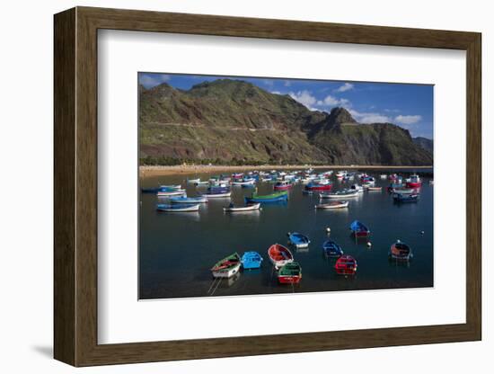 Spain, Canary Islands, Tenerife, San Andres, Harbor-Walter Bibikow-Framed Photographic Print