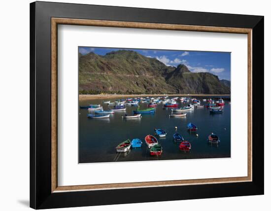 Spain, Canary Islands, Tenerife, San Andres, Harbor-Walter Bibikow-Framed Photographic Print