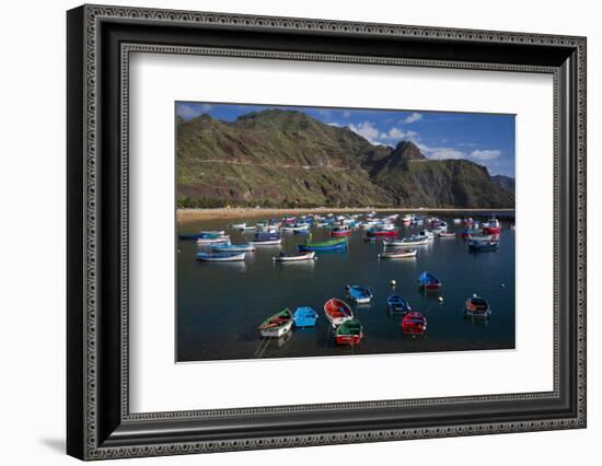 Spain, Canary Islands, Tenerife, San Andres, Harbor-Walter Bibikow-Framed Photographic Print