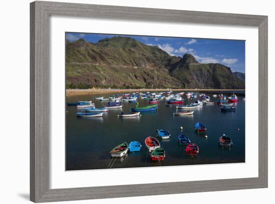 Spain, Canary Islands, Tenerife, San Andres, Harbor-Walter Bibikow-Framed Photographic Print