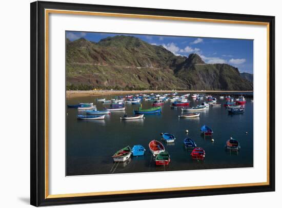 Spain, Canary Islands, Tenerife, San Andres, Harbor-Walter Bibikow-Framed Photographic Print