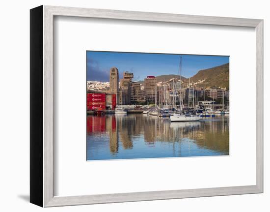 Spain, Canary Islands, Tenerife, Santa Cruz De Tenerife, City View from the Port, Morning-Walter Bibikow-Framed Photographic Print