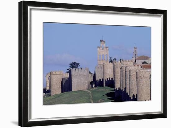 Spain, Castile and Leon, Avila, Medieval City Walls-null-Framed Giclee Print