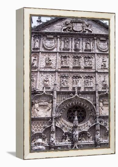 Spain, Castile and Leon, Valladolid, Convent of San Pablo, Facade Detail-null-Framed Premier Image Canvas