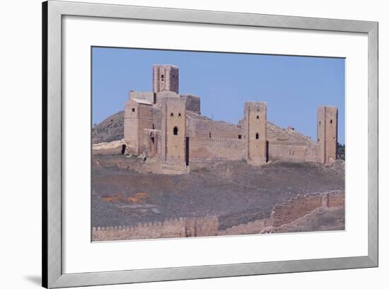 Spain, Castile-La Mancha, Molina De Aragon, Tower of Aragon and Castle of Molina De Aragon-null-Framed Giclee Print