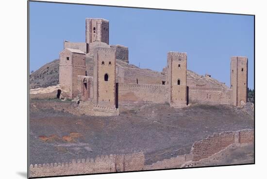 Spain, Castile-La Mancha, Molina De Aragon, Tower of Aragon and Castle of Molina De Aragon-null-Mounted Giclee Print