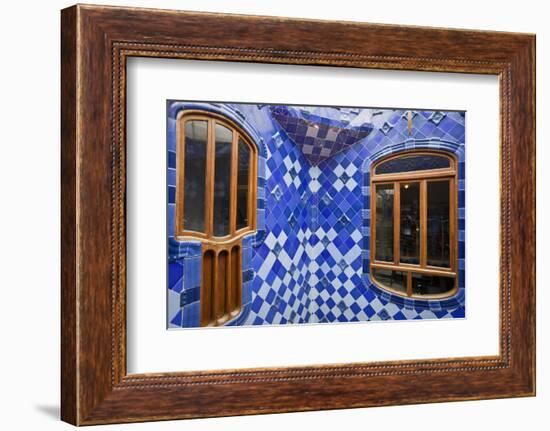 Spain, Catalonia, Barcelona, Casa Battlo, Patio-Rainer Mirau-Framed Photographic Print