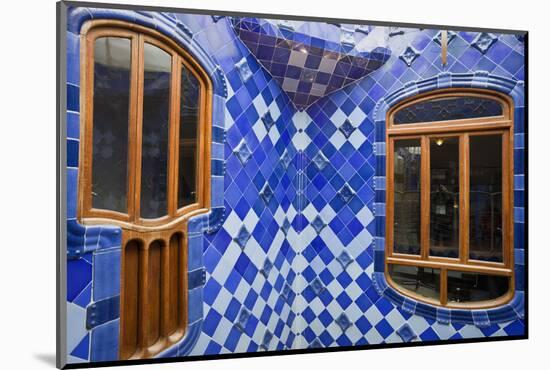 Spain, Catalonia, Barcelona, Casa Battlo, Patio-Rainer Mirau-Mounted Photographic Print