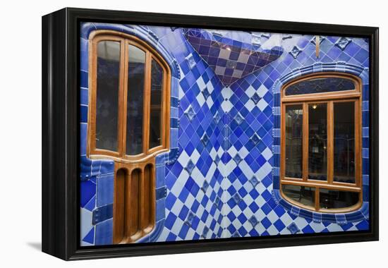 Spain, Catalonia, Barcelona, Casa Battlo, Patio-Rainer Mirau-Framed Premier Image Canvas