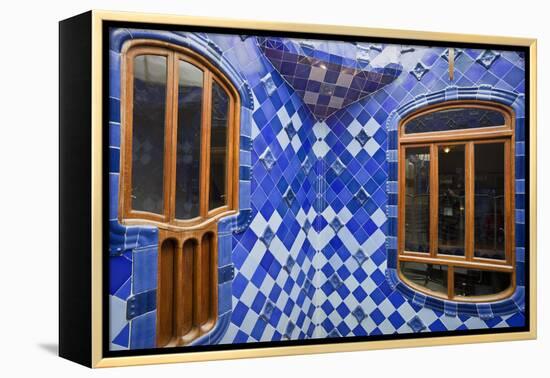 Spain, Catalonia, Barcelona, Casa Battlo, Patio-Rainer Mirau-Framed Premier Image Canvas