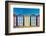 Spain, Costa Brava, Beach Huts-Peter Adams-Framed Photographic Print