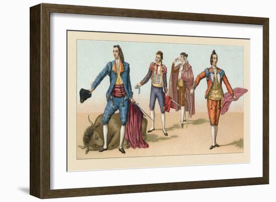 Spain Costume-French School-Framed Giclee Print