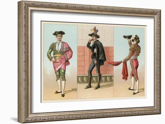 Spain Costume-French School-Framed Giclee Print