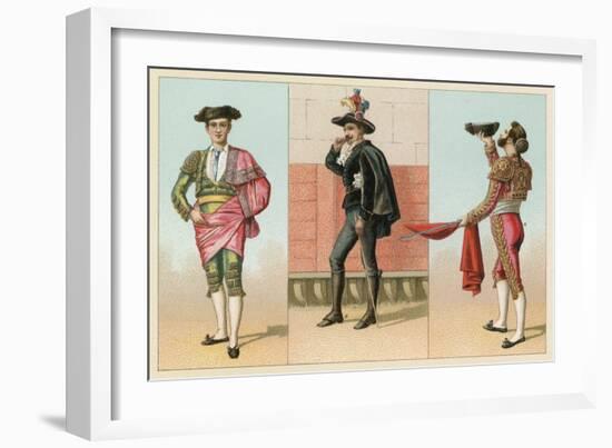 Spain Costume-French School-Framed Giclee Print