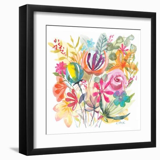 Spain Floral Bouquet 1-Kerstin Stock-Framed Art Print