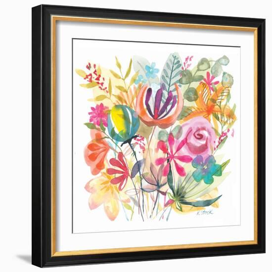 Spain Floral Bouquet 1-Kerstin Stock-Framed Art Print